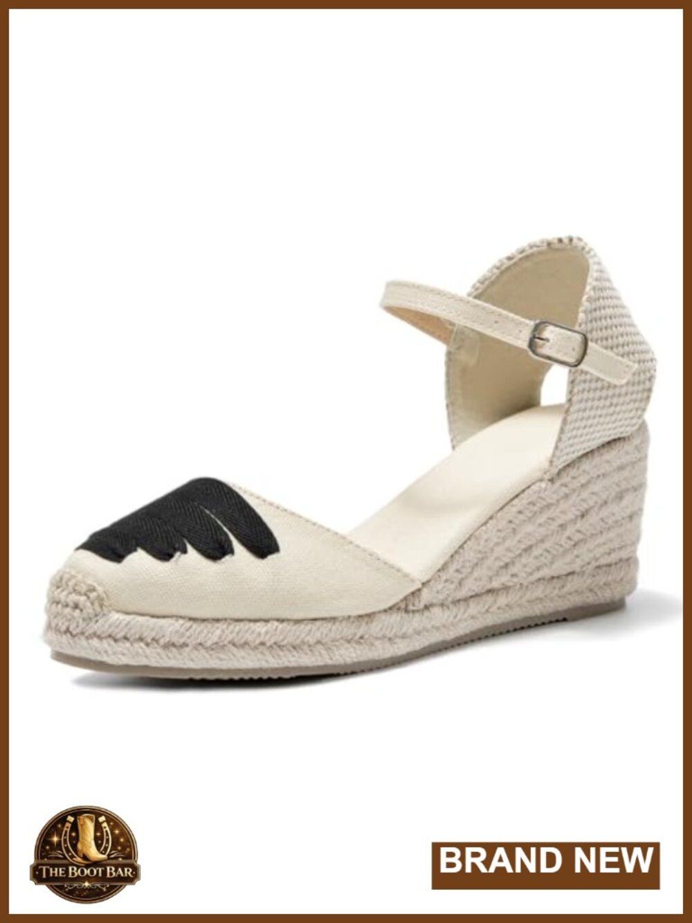 Espadrille Wedge Sandals Closed Toe Platform Lace Up Ankle Strap Slingback